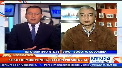 “Seguramente va a ser todos contra Fujimori”: analista a NTN24 ante una segunda vuelta en Perú