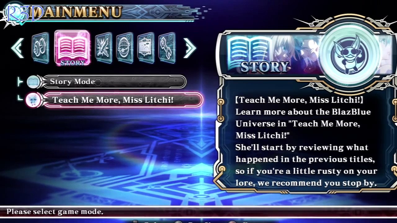 BLAZBLUE: Chronophantasma - Teach Me More, Miss Litchi! All Tips Movie {Tips 1-6}