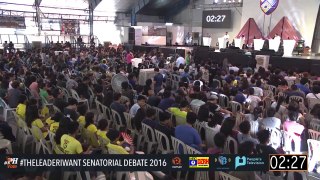 #TheLeaderIWant Senatorial Debate: Greco Belgica on proposed flat tax rate