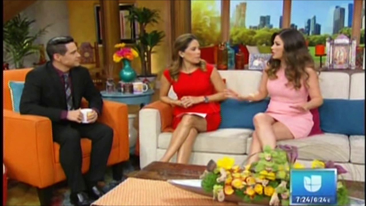 Ana Patricia Gamez and Karla Martinez Sexy Legs 4-4-16