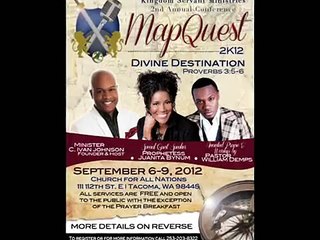 PROPHETESS JUANITA BYNUM at MapQuest 2K12 in Tacoma, WA hosted by Min. C. Ivan Johnson