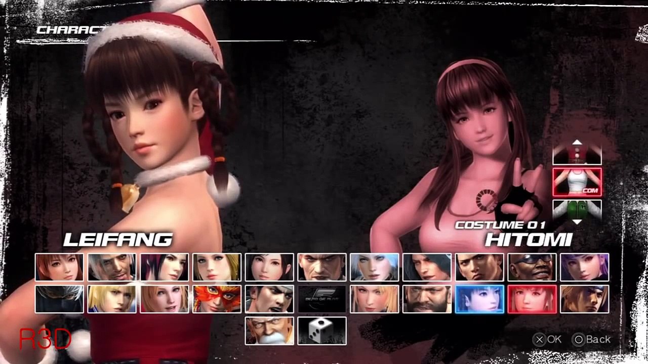 Dead or Alive 5 Versus Mode - Christmas Leifang Vs. Christmas Hitomi {Nice Girl Oufits}