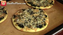 Pizza aux Épinards & Fromage - Spinach & Cheese Pizza -  بيتزا بالسبانخ