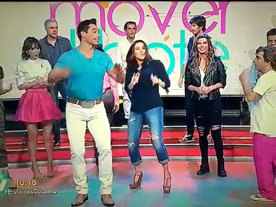 Dominika Paleta cae por bailar con tacones