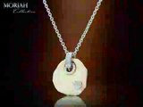 Moriah Collection-Diamond heart pendant necklace|Diamond heart necklaces-White gold