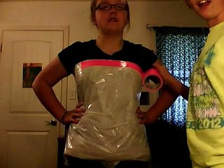 Garbage Bag and Duck Tape Dress