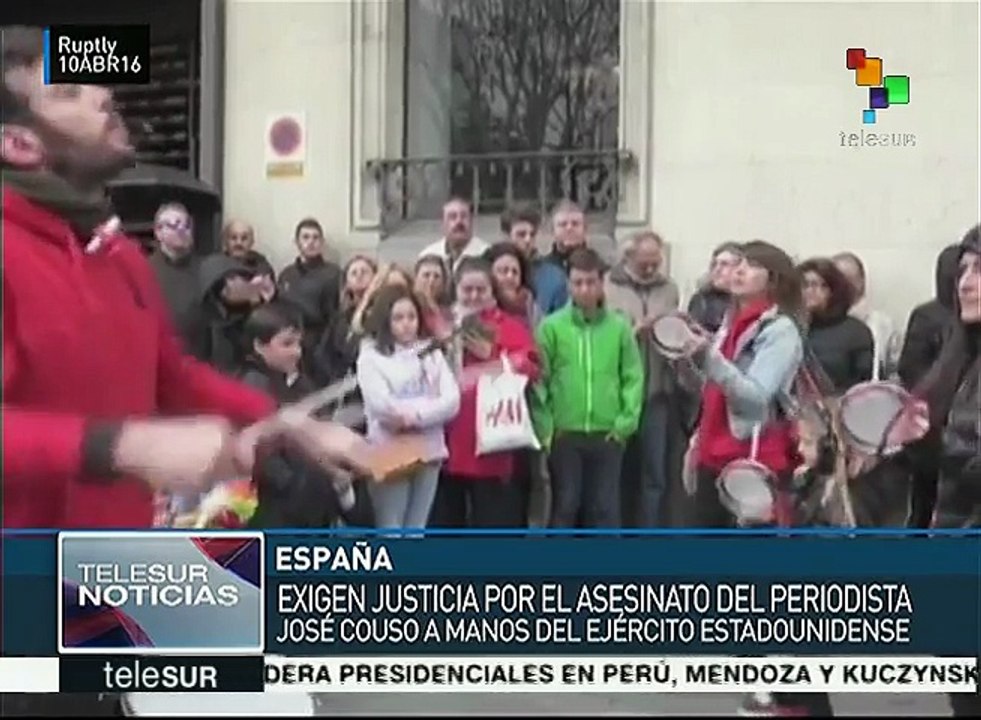 Españoles exigen a EE.UU. justicia para el español José Couso