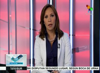 Perú: agradece Mendoza a quienes votaron por ella valientemente