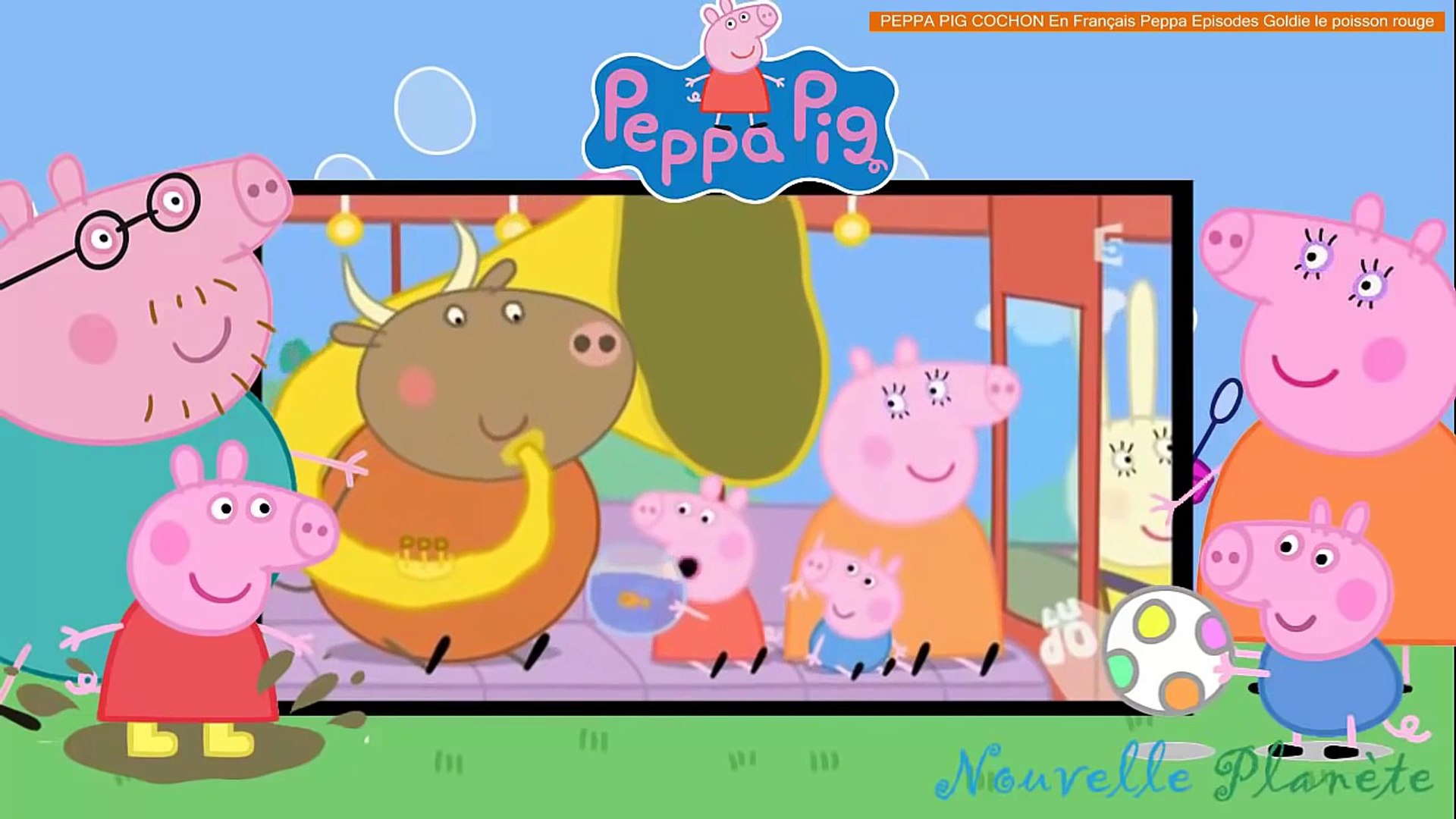 PEPPA PIG COCHON En Français Peppa Episodes Goldie le poisson rouge - video  Dailymotion