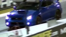 2014 DRAG RACE Dodge Challenger SRT8 392 vs Subaru WRX STI
