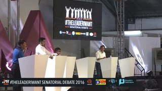 #TheLeaderIWant Senatorial Debate: Baligod tells Petilla EPIRA favors industry players