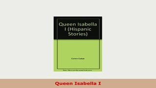 PDF  Queen Isabella I Read Online