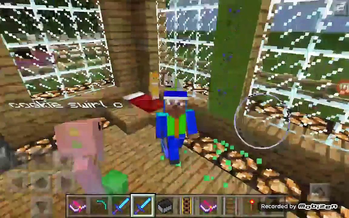 Cookie swirl c says a rude word:Minecraft