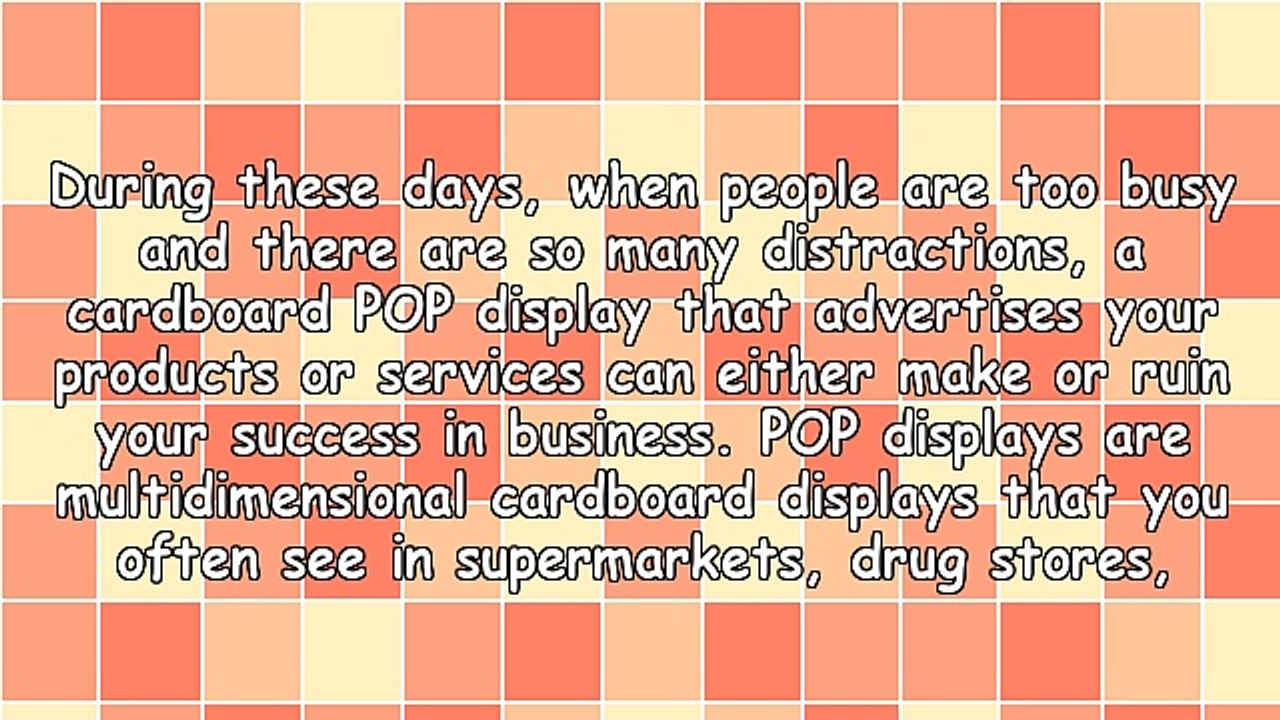 Ways for Your Cardboard Display to Stand Out