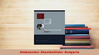 PDF  Aleksandur Stamboliiski Bulgaria Download Full Ebook