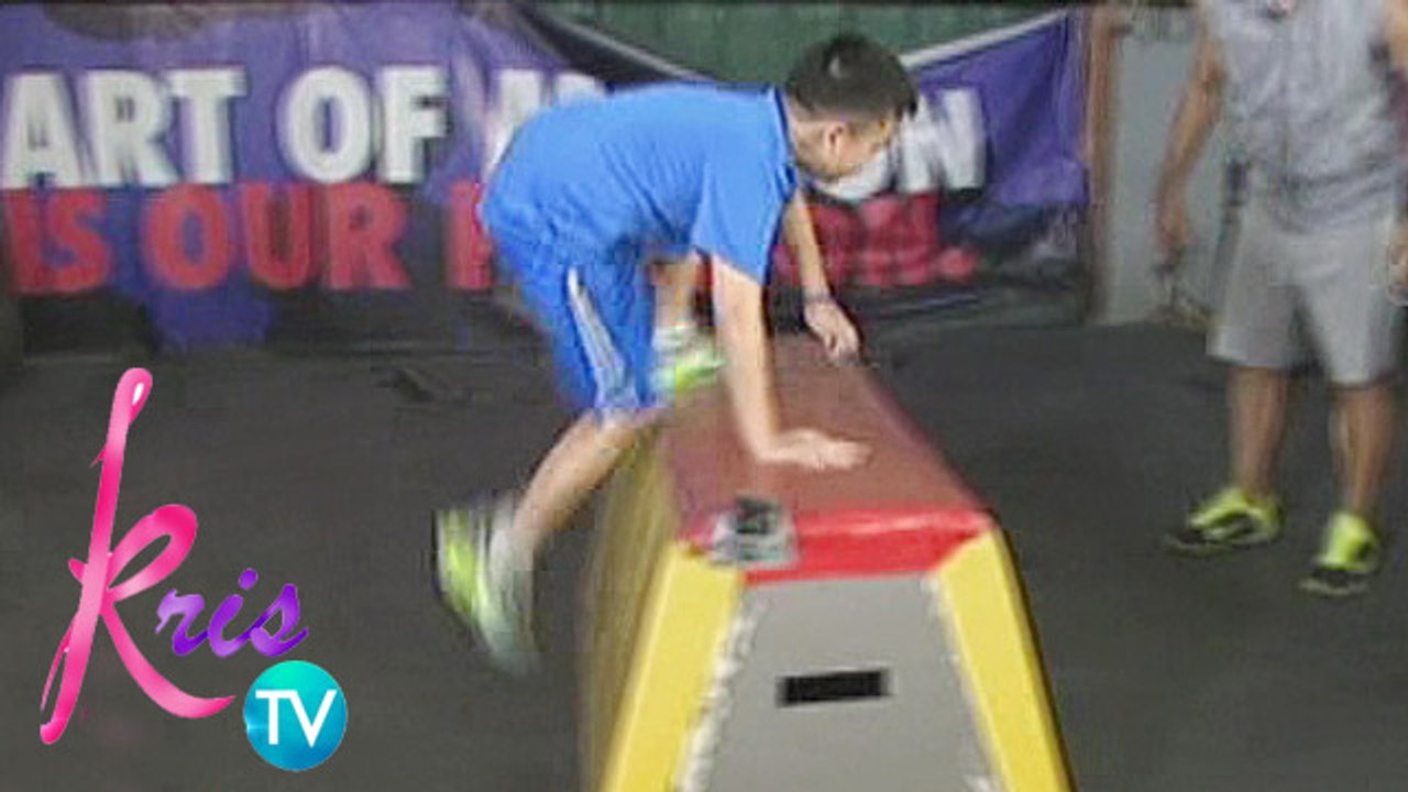 Kris TV: Bimby tries Parkour