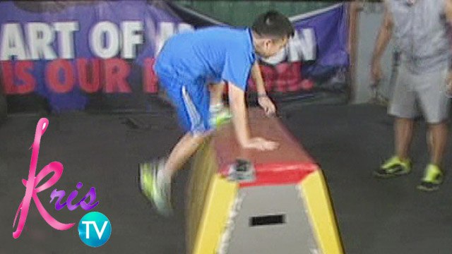 Kris TV: Bimby tries Parkour