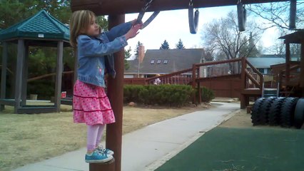 Riley on the Monkey Bars