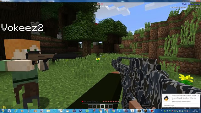 MINECRAFT LAST DAYS MOD 1.8 3D GUNS ANIMATION!