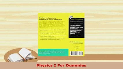 PDF  Physics I For Dummies  EBook