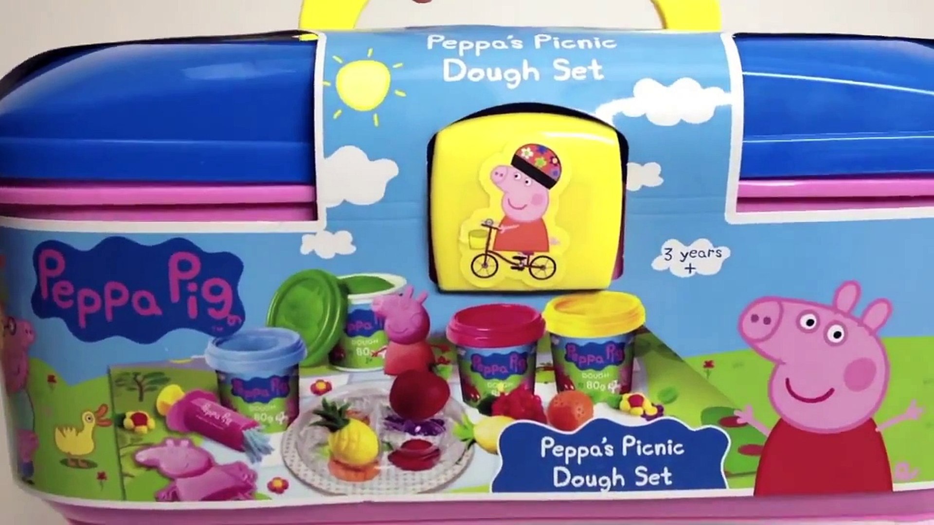 peppa pig play doh picnic