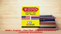 PDF  9000 English  Thai Thai  English Vocabulary ChitChat WorldWide Download Full Ebook