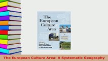 PDF  The European Culture Area A Systematic Geography Read Full Ebook