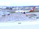 Qantas 747-400 At Sydney Airport