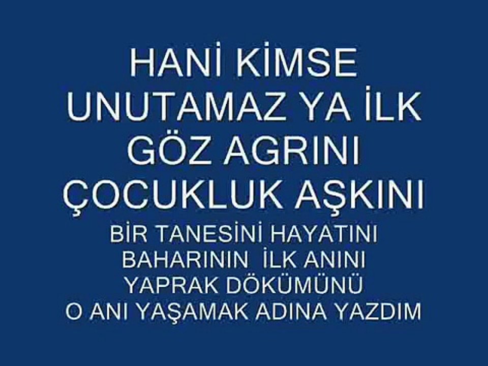küçüklük aşkı