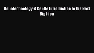 Read Nanotechnology: A Gentle Introduction to the Next Big Idea Ebook Free