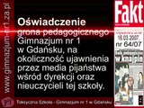 Oświadczenie pijaków - nauczycieli z Gimnazjum nr 1 w Gdańsk