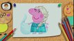 Peppa Pig y Elsa Kristoff Anna Olaf Disney Frozen - Halloween La Cerdita En Español PequeTV
