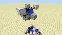 Cheap Item Elevator - 9 redstone per 11 blocks |  Minecraft 1.8