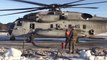 US Marines CH 53E Sea Stallions Refuel at Værnes Air Station, Norway