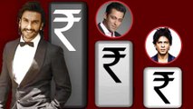OMG! Ranveer Singh Beats Salman Khan and Shahrukh Khan | Highest Paid Actor