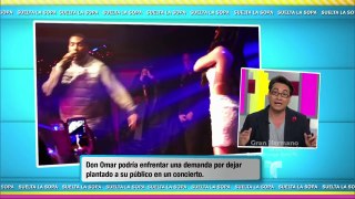 Don Omar podría enfrentar una multa por dejar plantado a su público en un concierto (VIDEO)