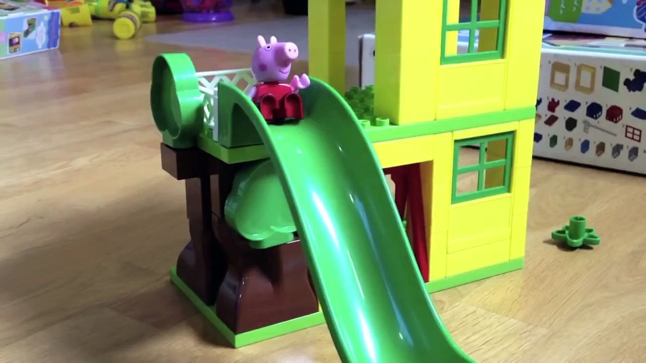 Peppa Pig Playground Construction Toys Mega Bloks Parque de Juegos de Peppa Pig y George Part 6