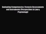 PDF Evaluating Competencies: Forensic Assessments and Instruments (Perspectives in Law & Psychology)