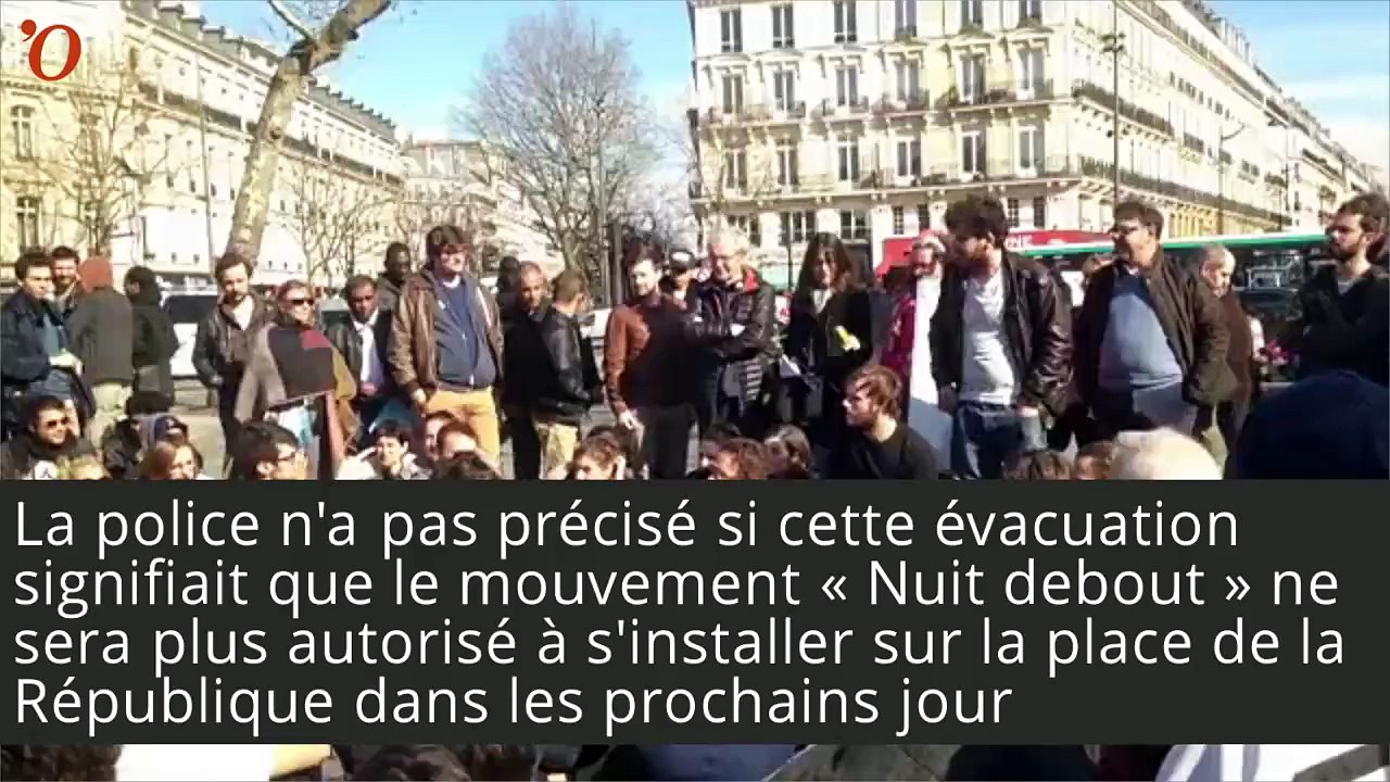 « Nuit debout » : la place de la République évacuée, le mouvement en sursis