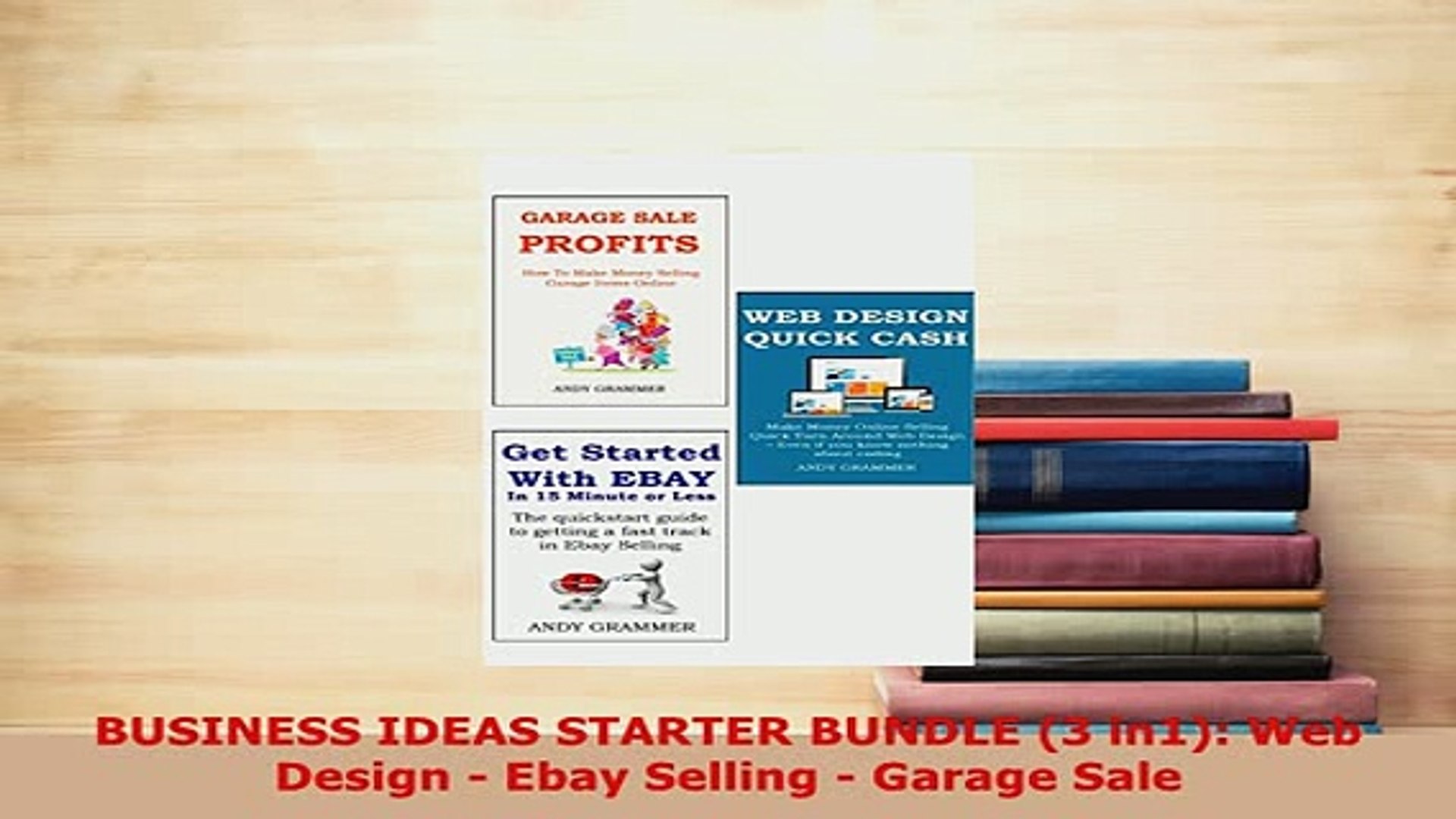 Pdf Business Ideas Starter Bundle 3 In1 Web Design Ebay Selling