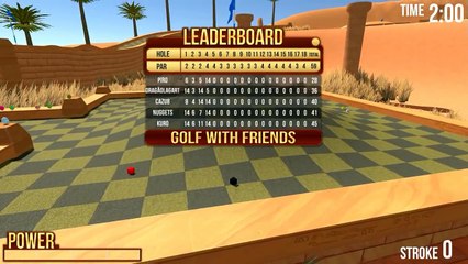 Golf com Ovo e Bola quadrada Golf With Friends
