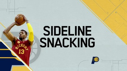 Young fans share popcorn with Paul George