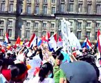 Manifestatie Amsterdam Pro-China