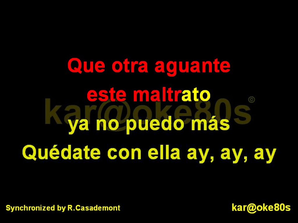 karaoke Quedate con Ella - Natalia Jimenez