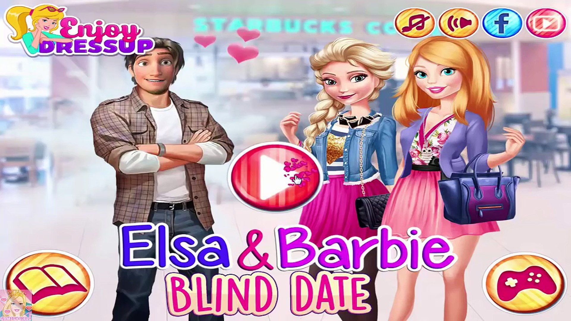 elsa and barbie dress up