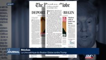 La Une satirique du Boston Globe contre Trump
