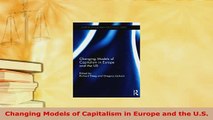 PDF  Changing Models of Capitalism in Europe and the US Download Full Ebook