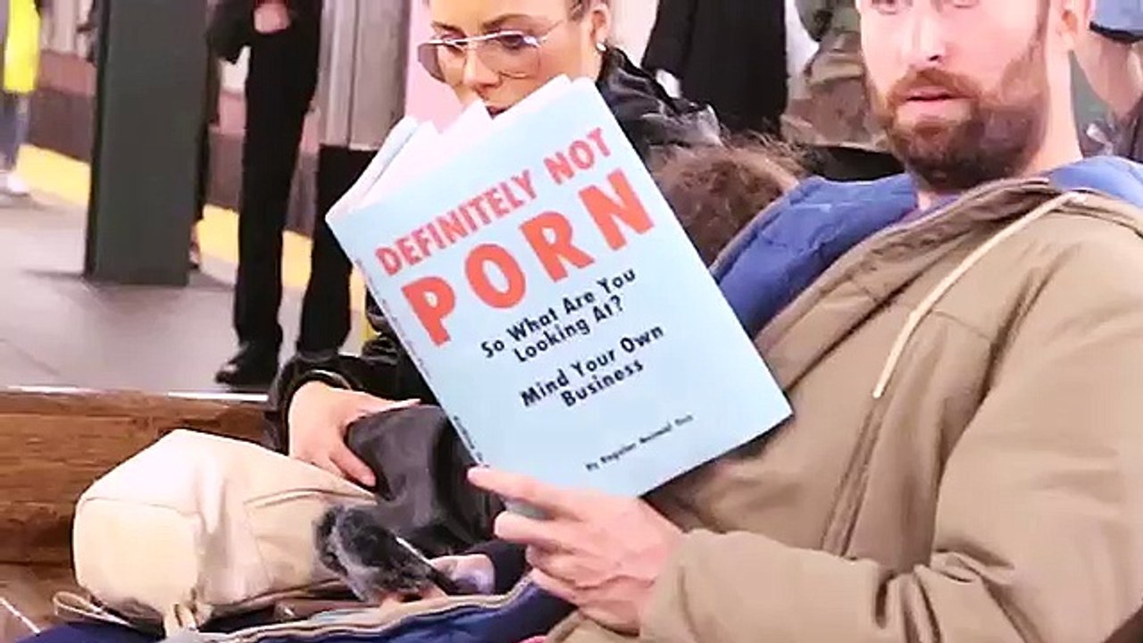 Taking Fake Book Covers on the Subway