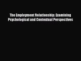 Read The Employment Relationship: Examining Psychological and Contextual Perspectives Ebook