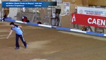 Mène 9, Sixième étape du Super 16 féminin, Sport Boules, Caen 2016